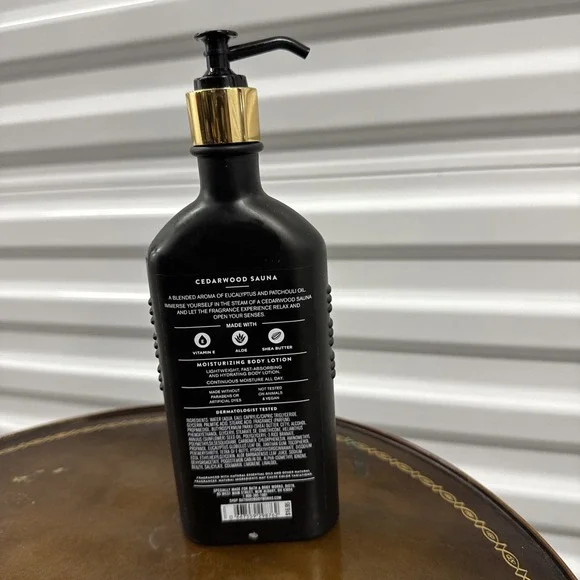 Bath Body Works Aroma CEDARWOOD SAUNA Patchouli Eucalyptus Lotion Pump 6.5 oz - Picture 2 of 4